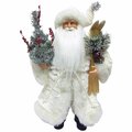 Surprise 15 in. Winter White Santa SU3737154